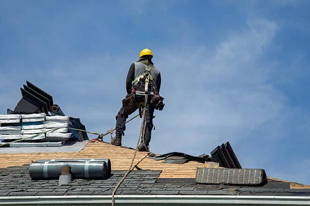 Professional Flat Roof Repair technician working in Blacksburg, VA